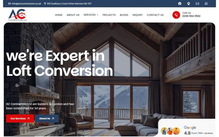 AC-Contractors website