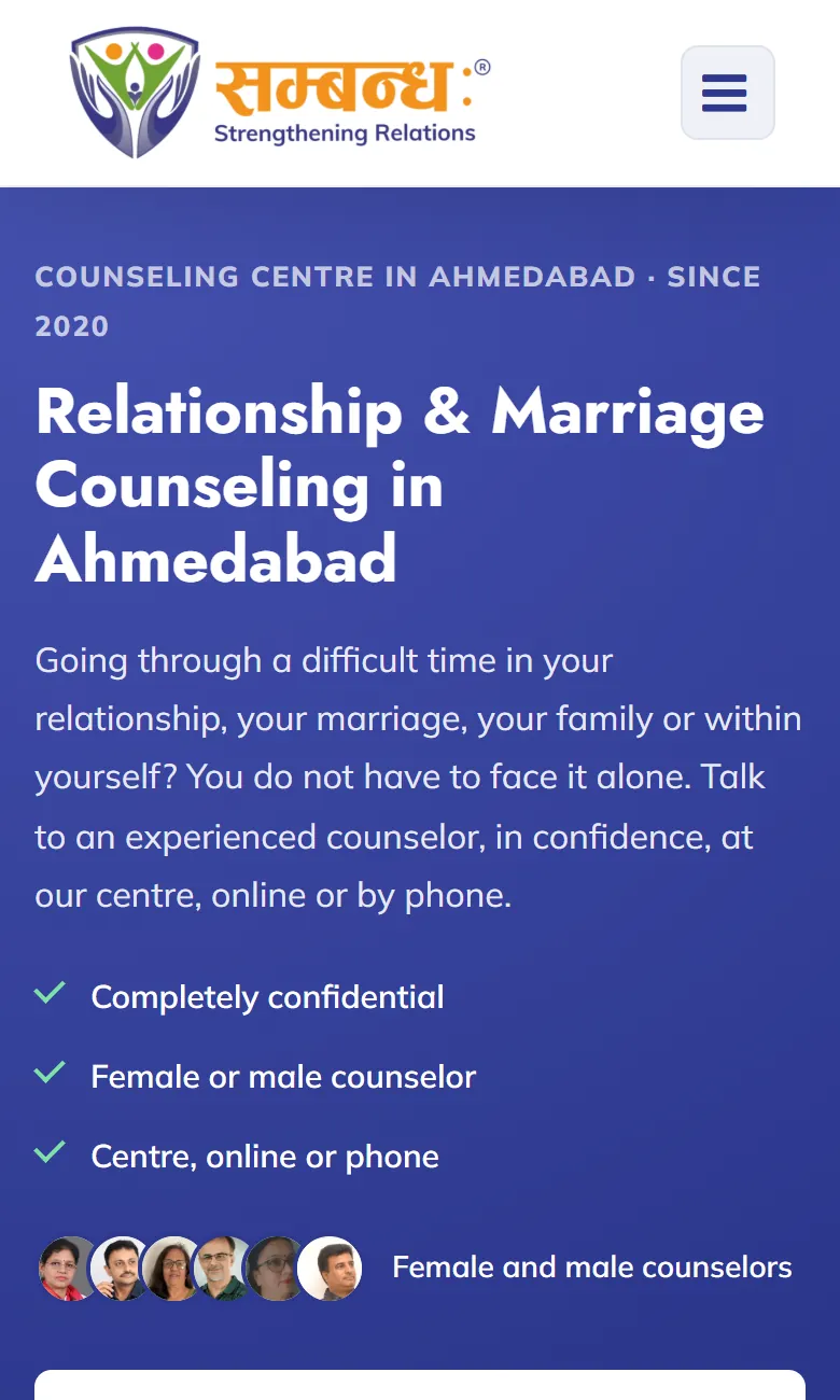 Sambandhah on a phone
